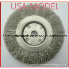 6" Stainless Steel Wheel Brush Popular for USA (YY-347)